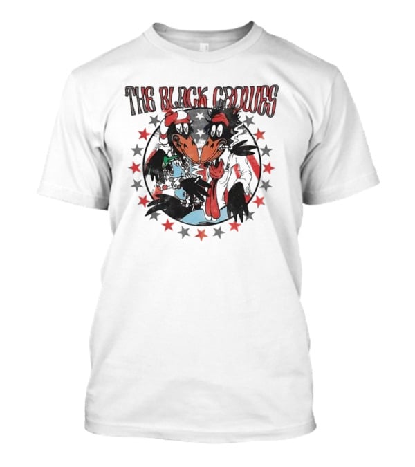 The Black Crowes Cartoon Stars Circle T-Shirt