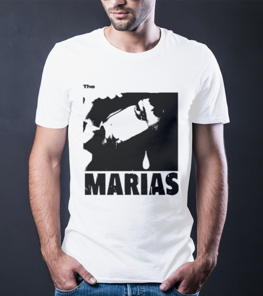 The Marias María Monochrome Teardrop Image T-Shirt