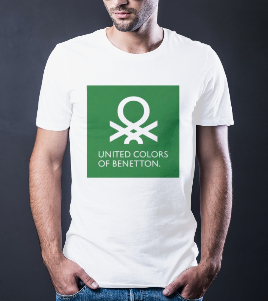 United Colors Of Benetton Green Emblem Fashion Brand T-Shirt