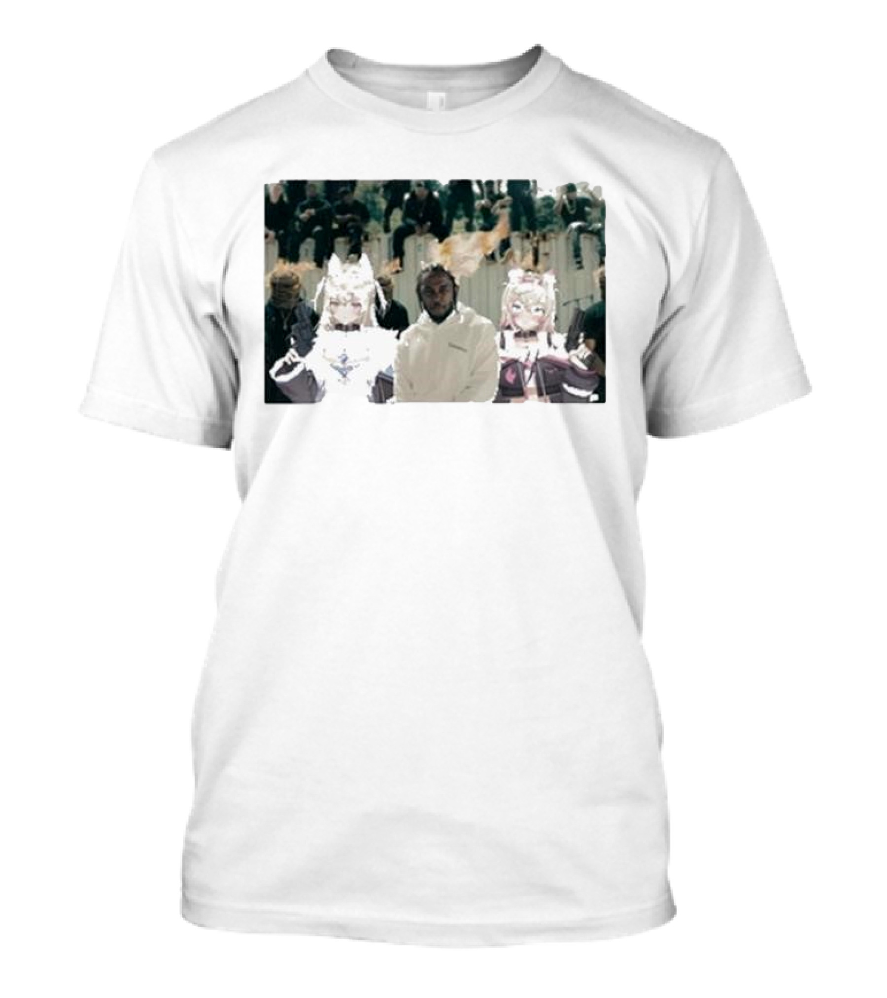 Yaruki FWMC Kendrick Good Dogs Maad City Anime Crossover T-Shirt