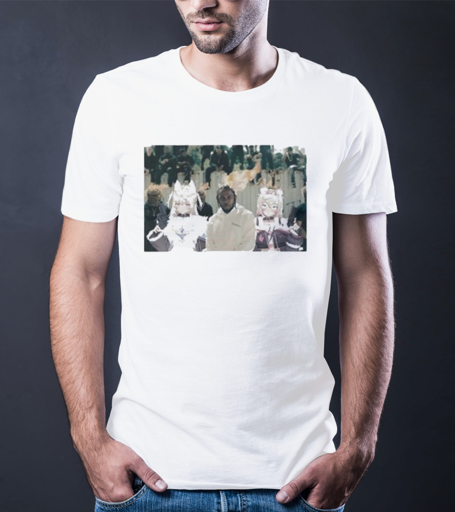 Yaruki FWMC Kendrick Good Dogs Maad City Anime Crossover T-Shirt