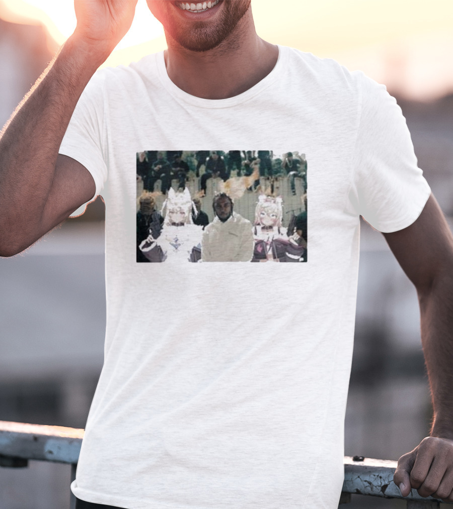 Yaruki FWMC Kendrick Good Dogs Maad City Anime Crossover T-Shirt