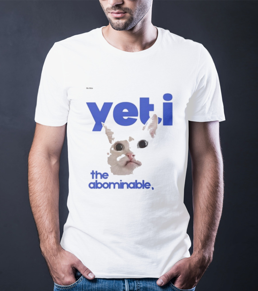 Yeti The Abominable No Boit Cat Face T-Shirt