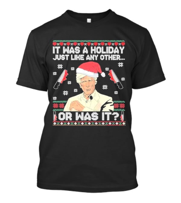 Keith Morrison Holiday Any Other Or Was It Santa Hat Knives T-Shirt