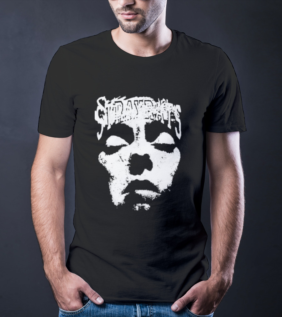 Stray Rats Face Monochrome T-Shirt