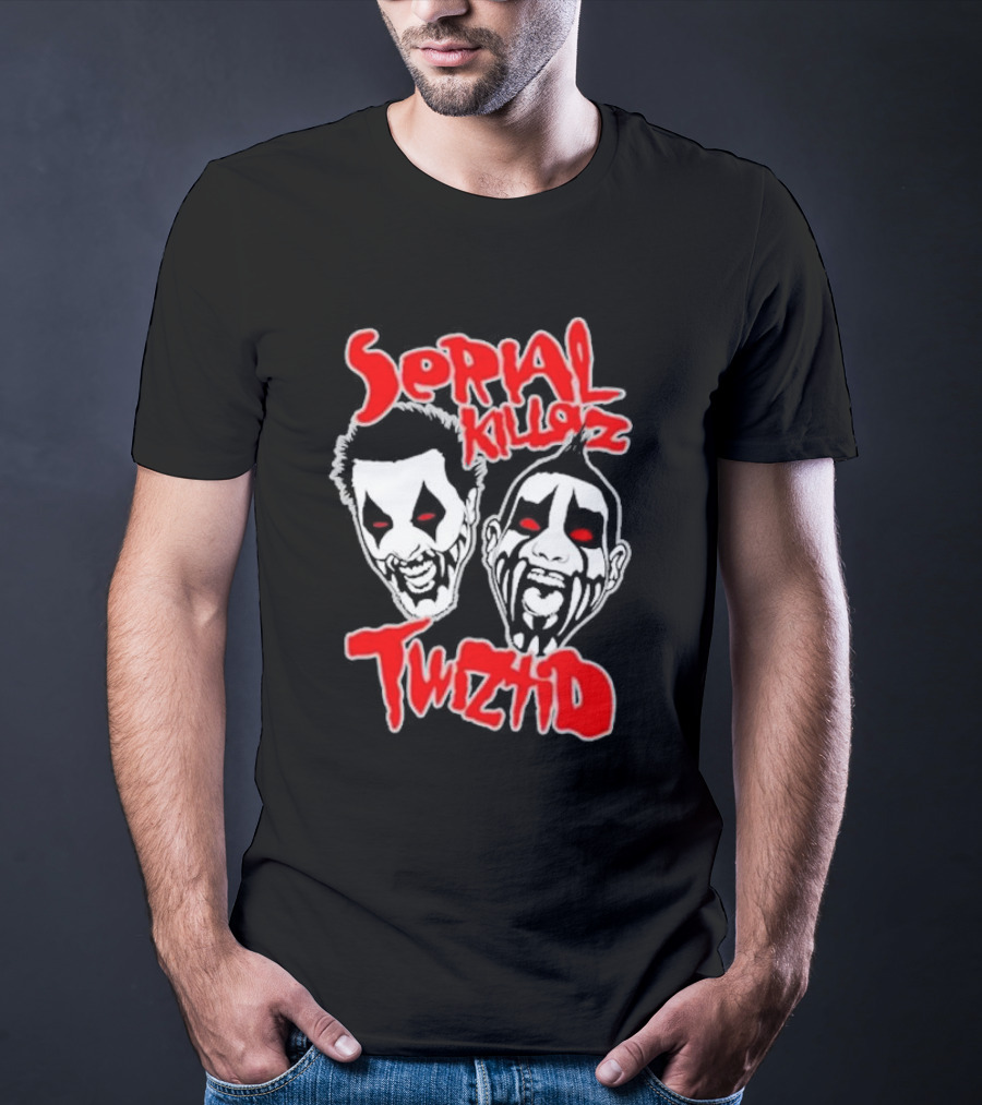 Serial Killaz Twiztid Glow In The Dark Faces T-Shirt