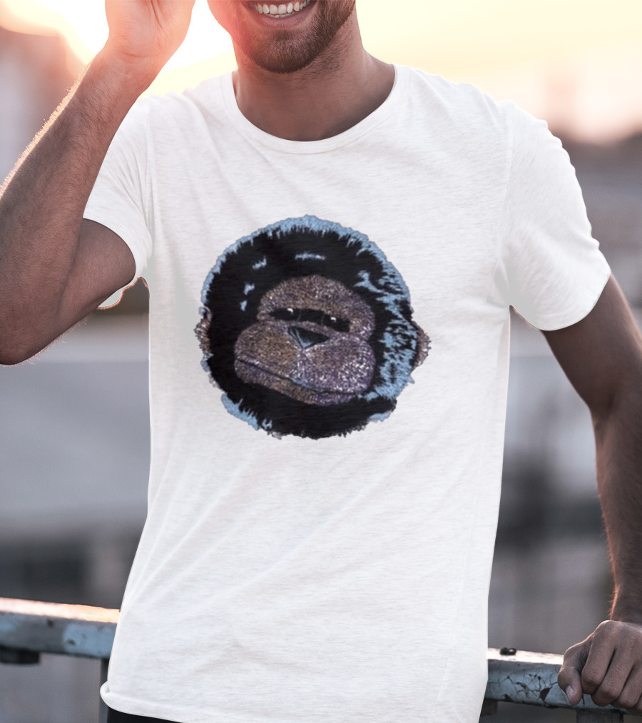 Christmas Dinosaur Jr Gorilla Head T-Shirt