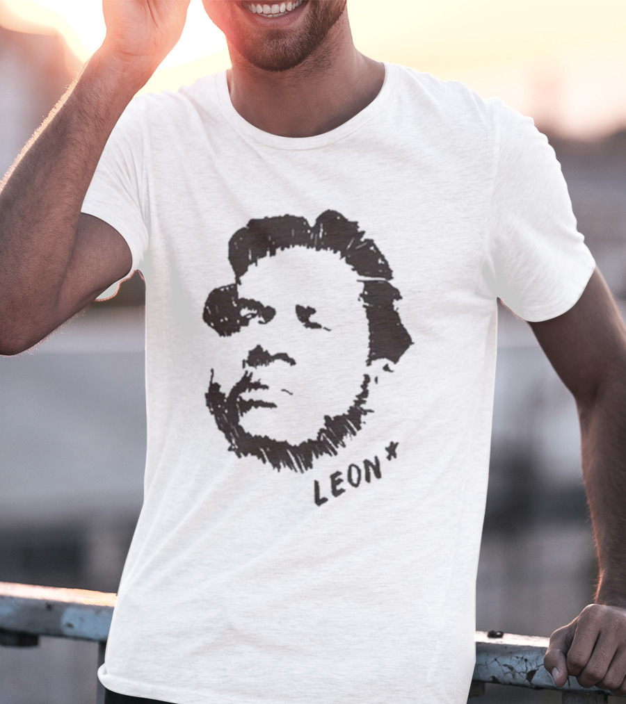 Leon Bridges Leon Sketch Face T-Shirt