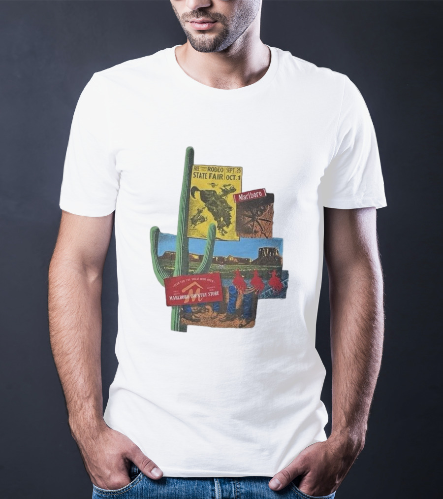 Rodeo State Fair Marlboro Country Store Wild West Promo T-Shirt