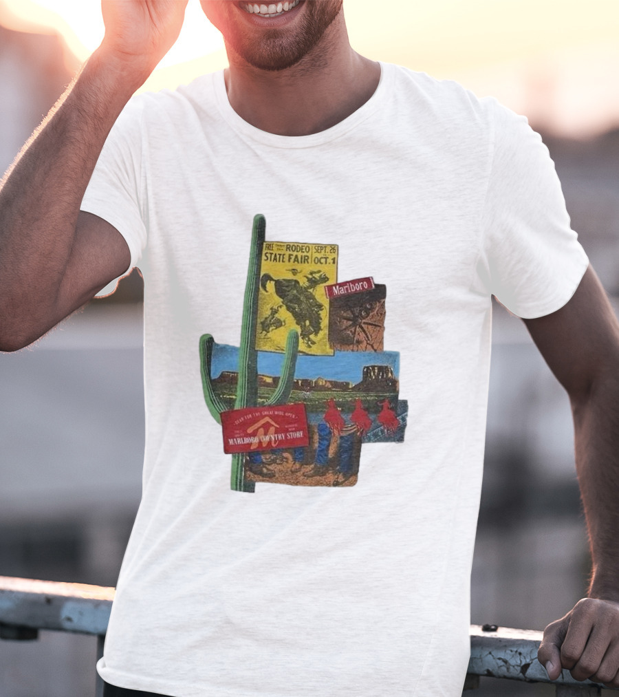 Rodeo State Fair Marlboro Country Store Wild West Promo T-Shirt