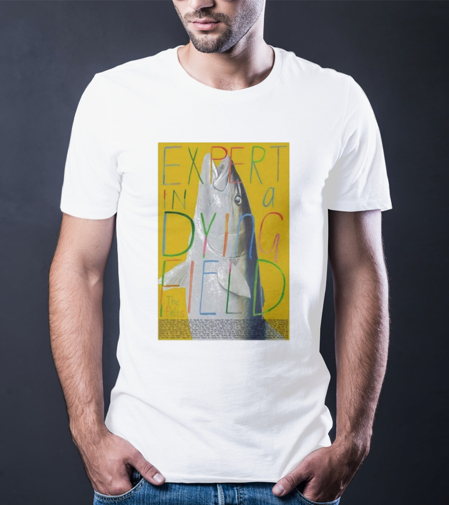 Expert In A Dying Field The Beths Colorful Lettering Fish Image T-Shirt