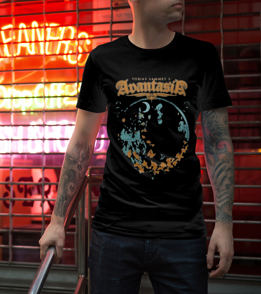 Tobias Sammet's Avantasia Owl Moon Leaves T-Shirt