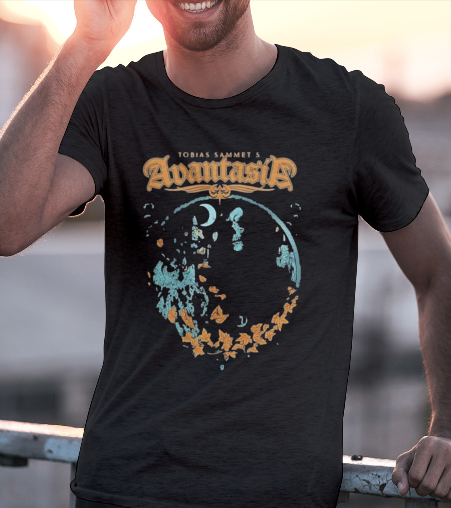 Tobias Sammet's Avantasia Owl Moon Leaves T-Shirt
