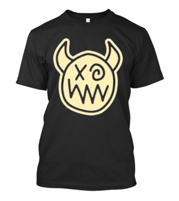 Joey Valence And Brae Double XP Demon Icon With Horns And Crossed Eyes T-Shirt