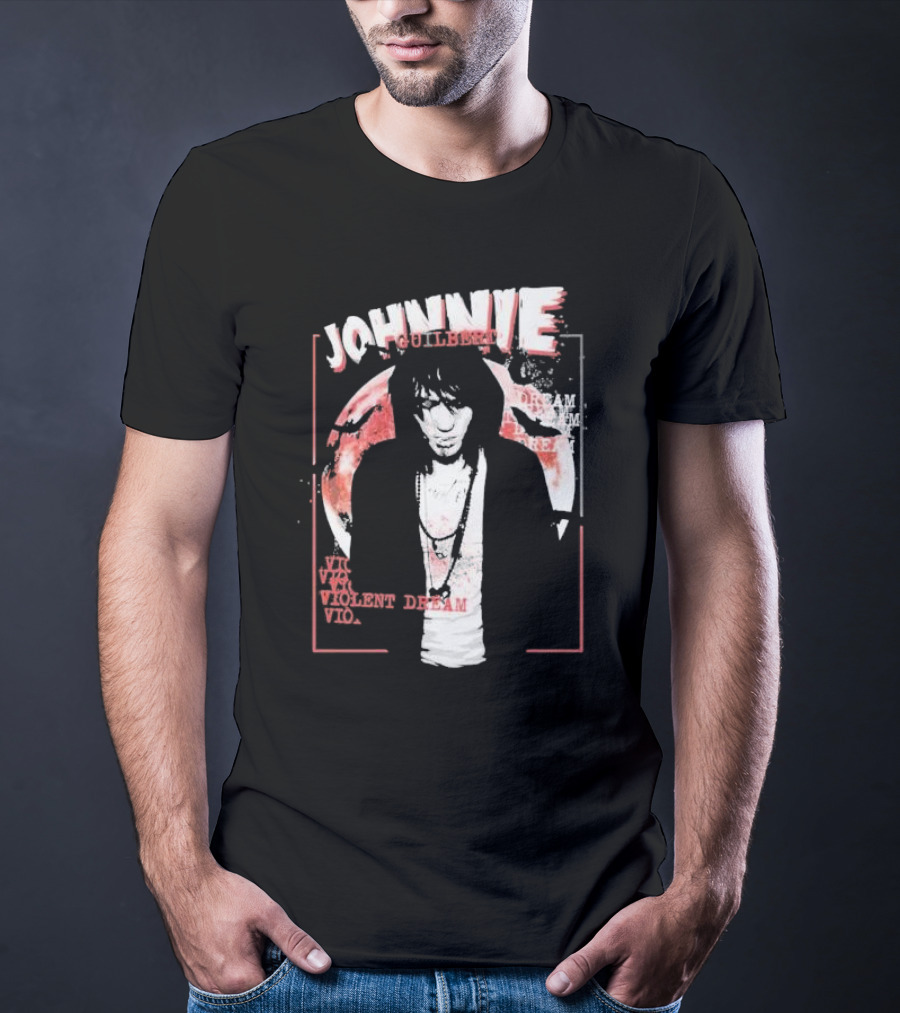 Johnnie Guilbert Moon Background Violent Dream T-Shirt