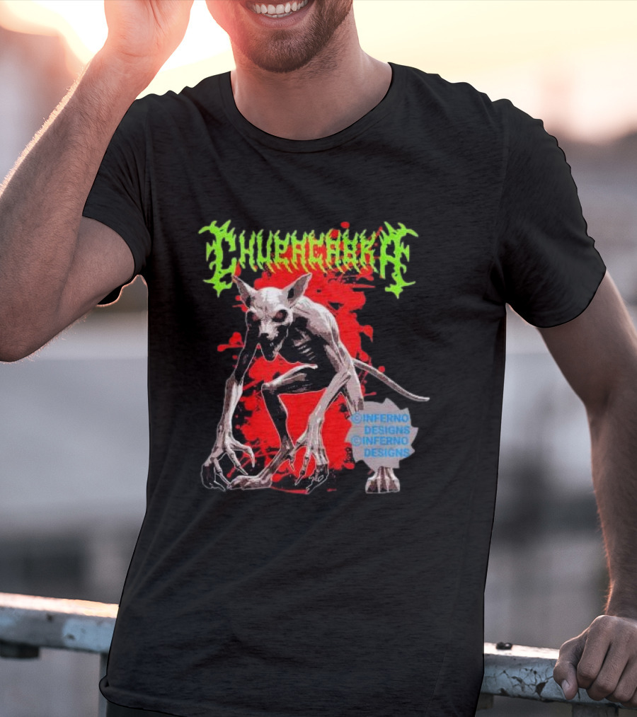 Chupacabra Cryptid Metalcore Inferno T-Shirt