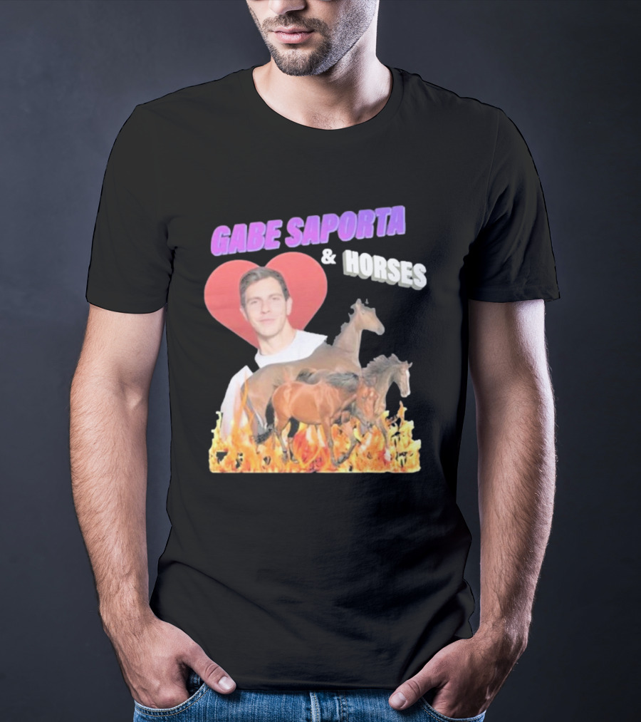 Gabe Saporta And Horses T-Shirt