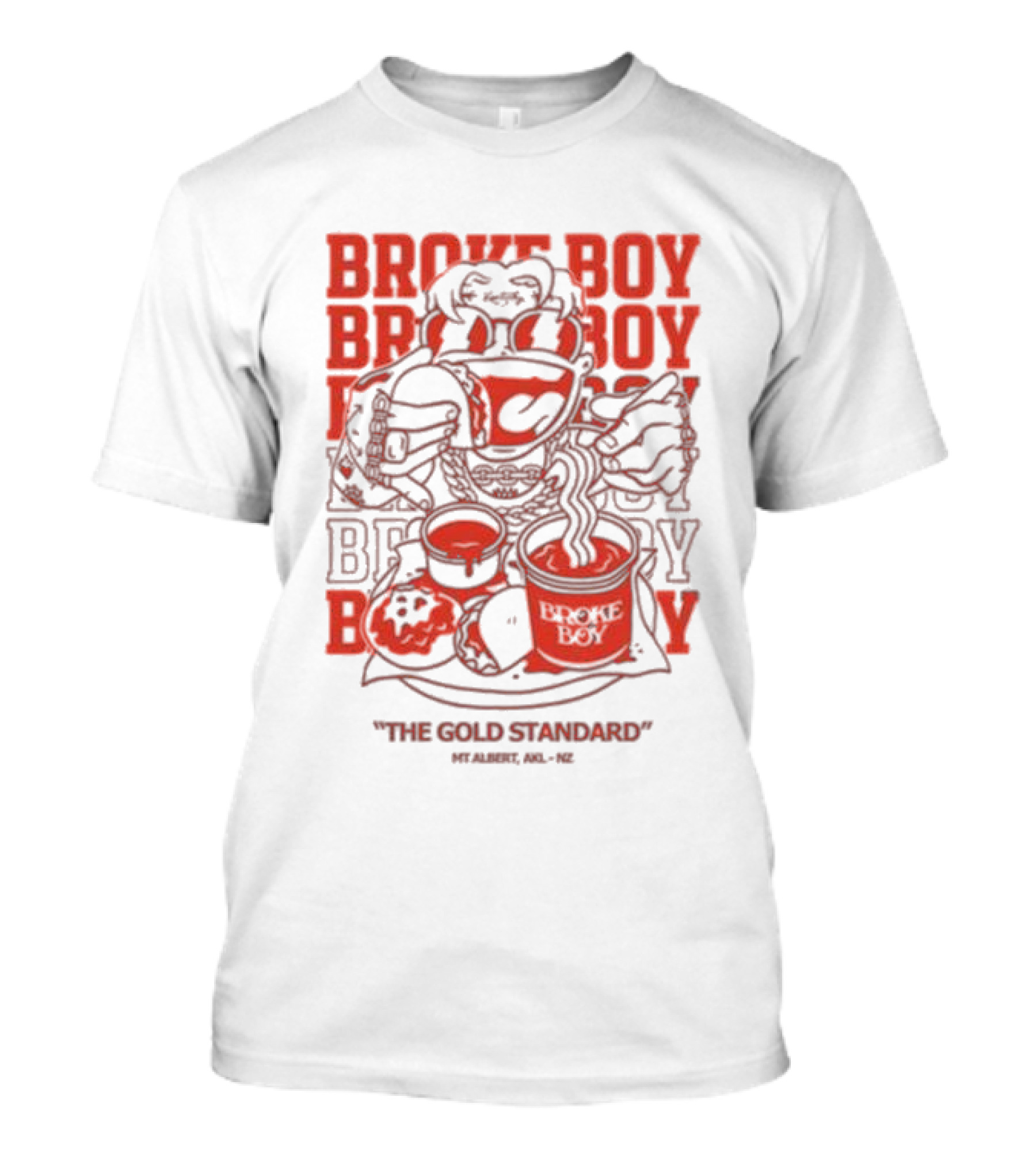 Broke Boy The Gold Standard Mt Albert AKL NZ T-Shirt
