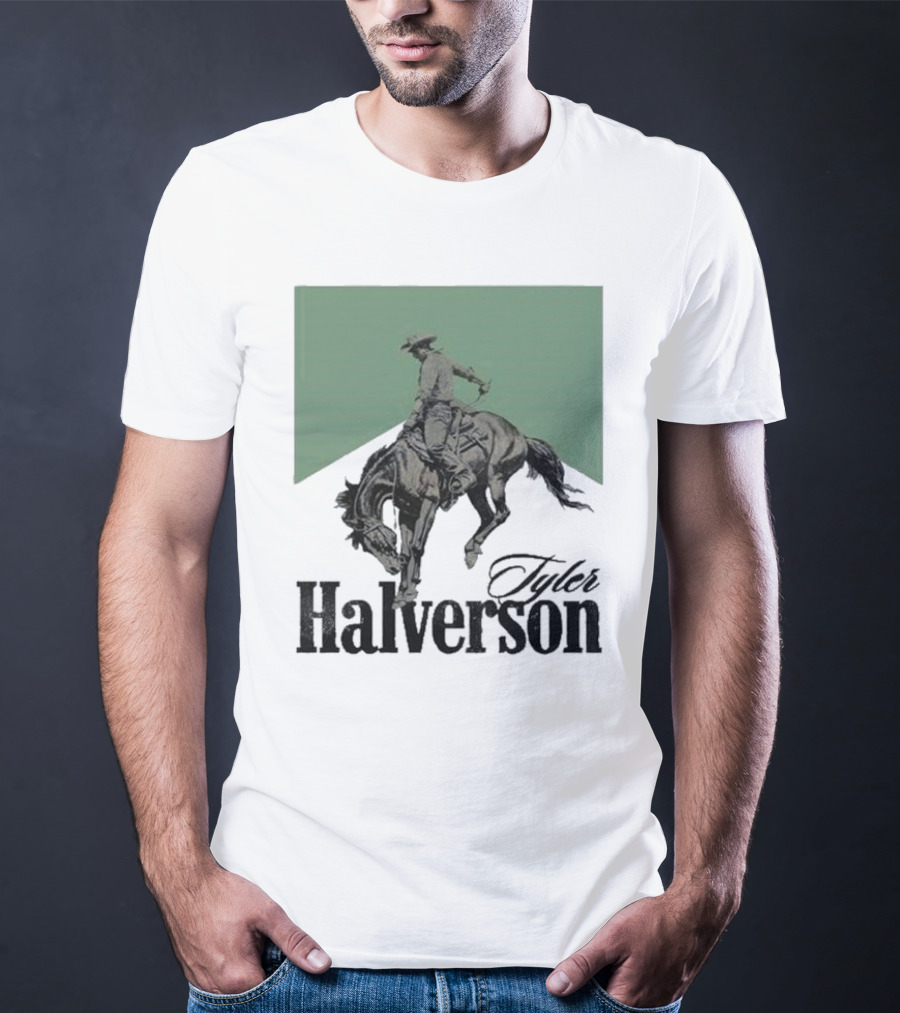 Tyler Halverson Bucking Horse Chevron T-Shirt