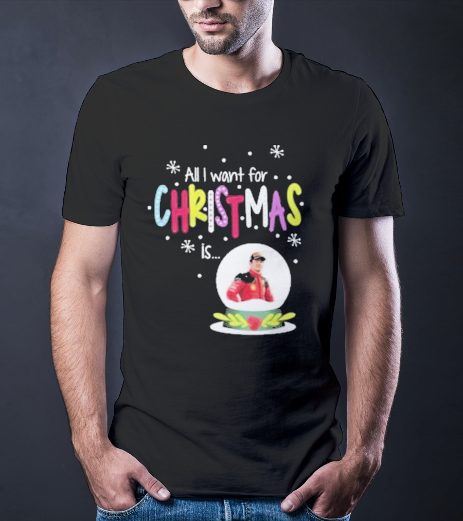 All I Want For Christmas Is Charles Leclerc Snow T-Shirt