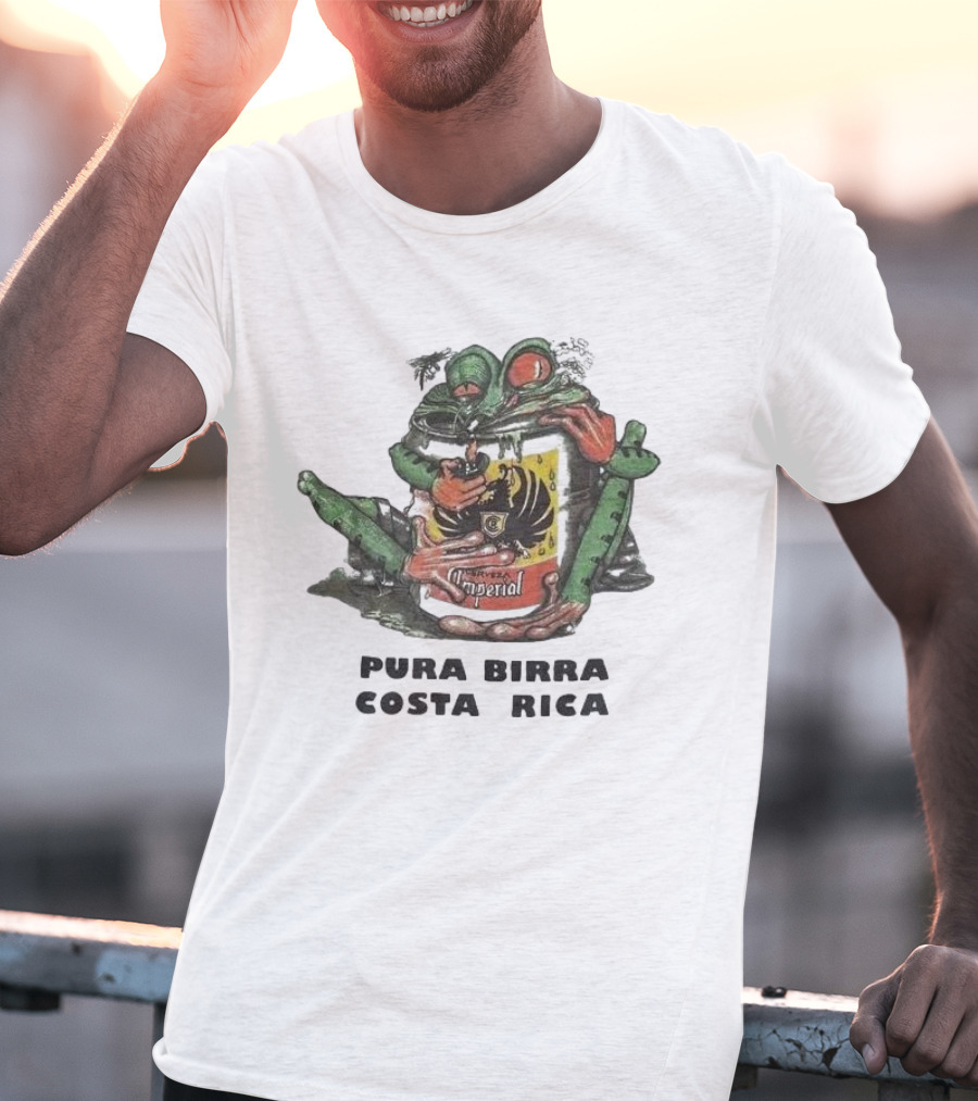 Imperial Cerveza Pura Birra Costa Rica Beer Promo T-Shirt
