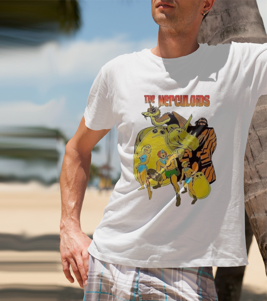 The Herculoids Classic Adventure Cartoon Characters T-Shirt