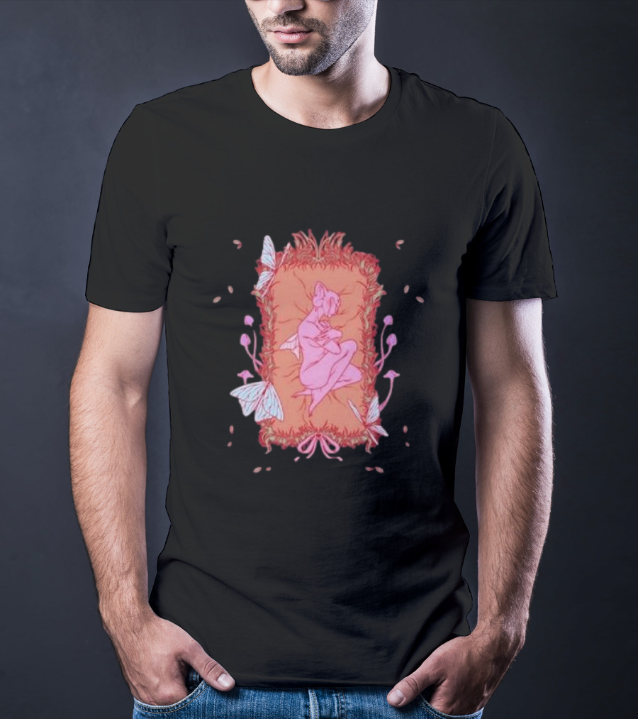 Melanie Martinez Rip Crybaby Reversible Butterfly Pink Figure Pillow T-Shirt