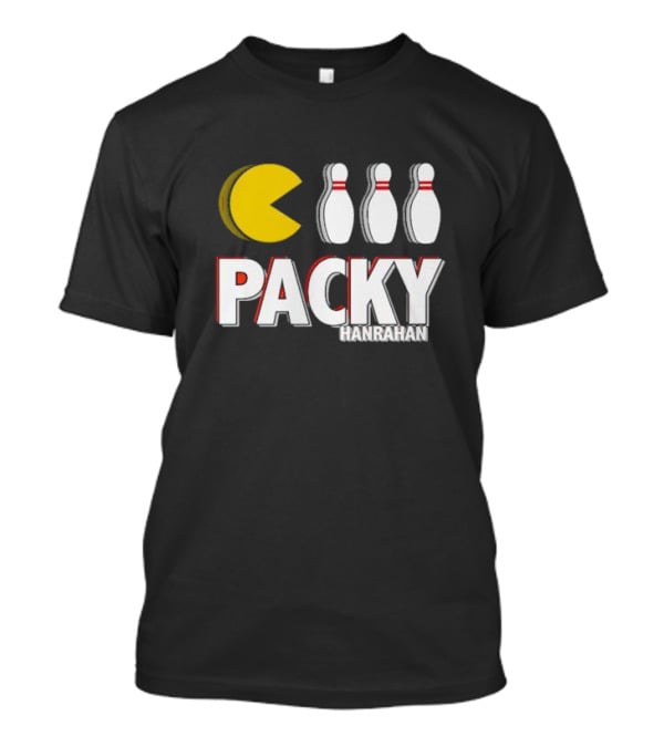 Packy Hanrahan Pac-Man Bowling Pins T-Shirt