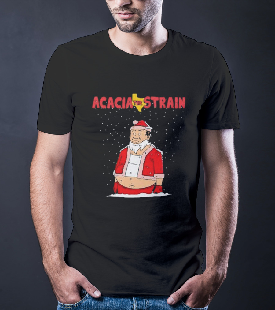 Acacia The Strain Texas Santa Snowstorm T-Shirt
