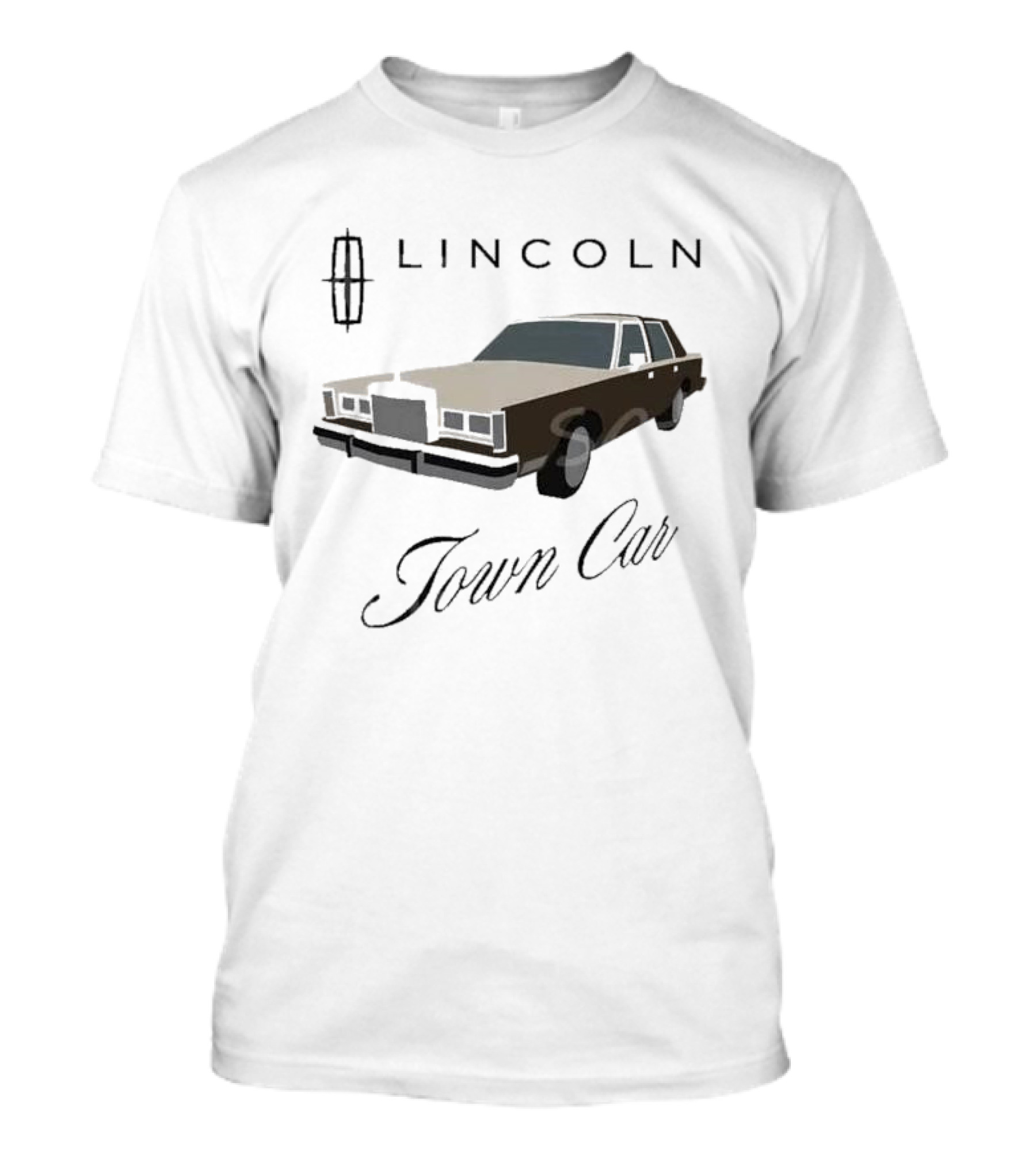 Lincoln Town Car Vintage Sedan Icon T-Shirt