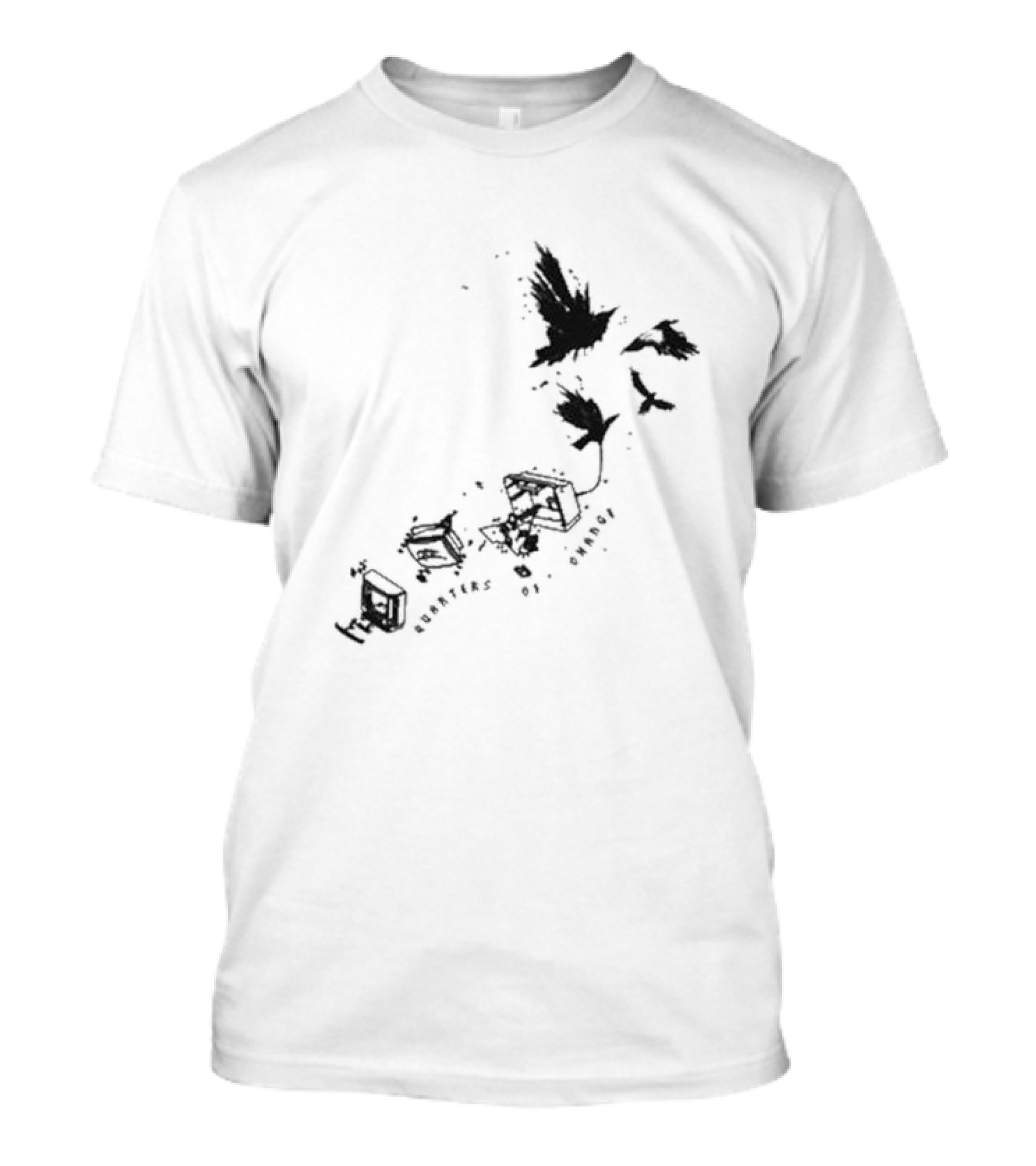 Quarters Of Change Bird With Flying Birds And Vintage Hardware T-Shirt