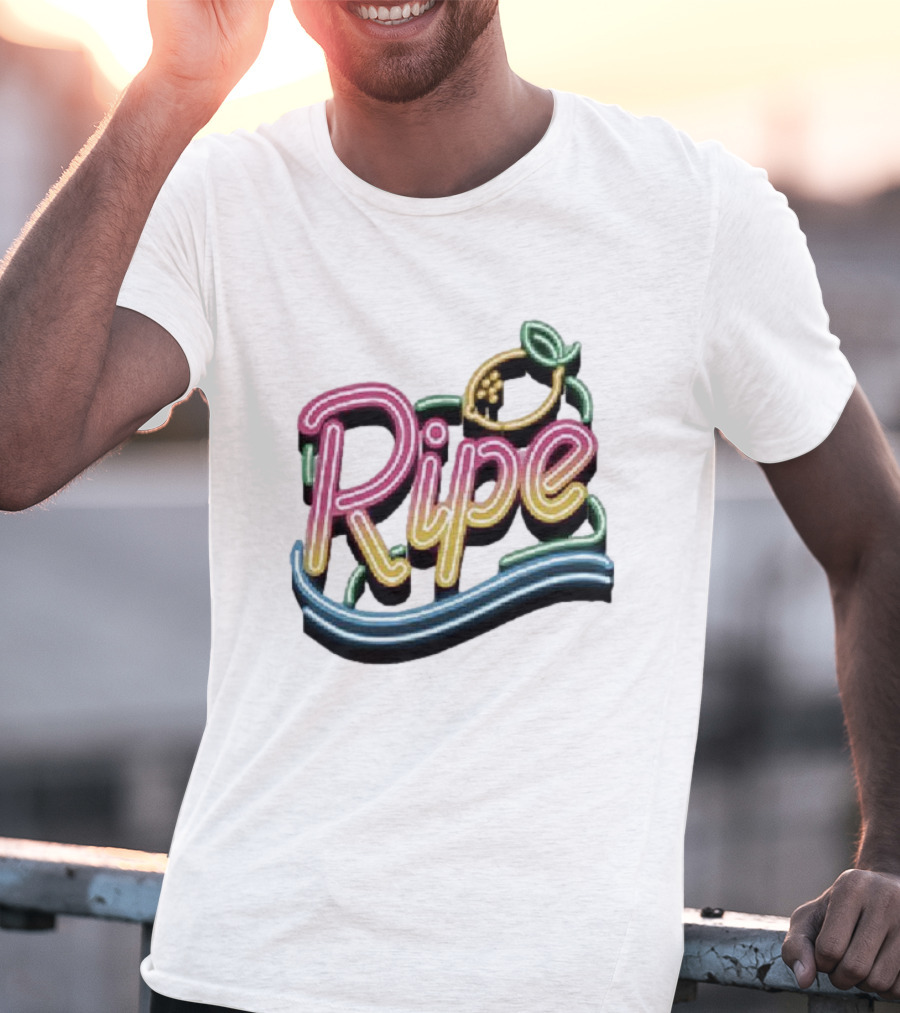 Ripe Neon Ribbed Fruit T-Shirt