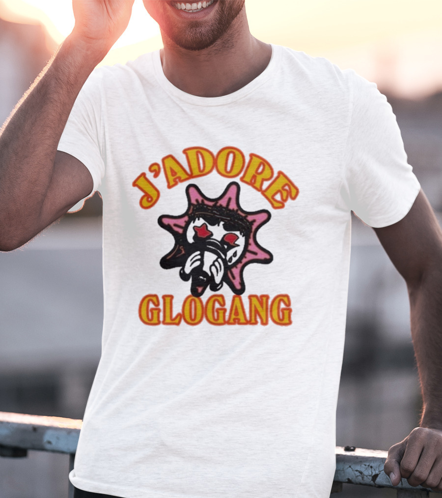 J’Adore Glogang Star Emoji Face T-Shirt