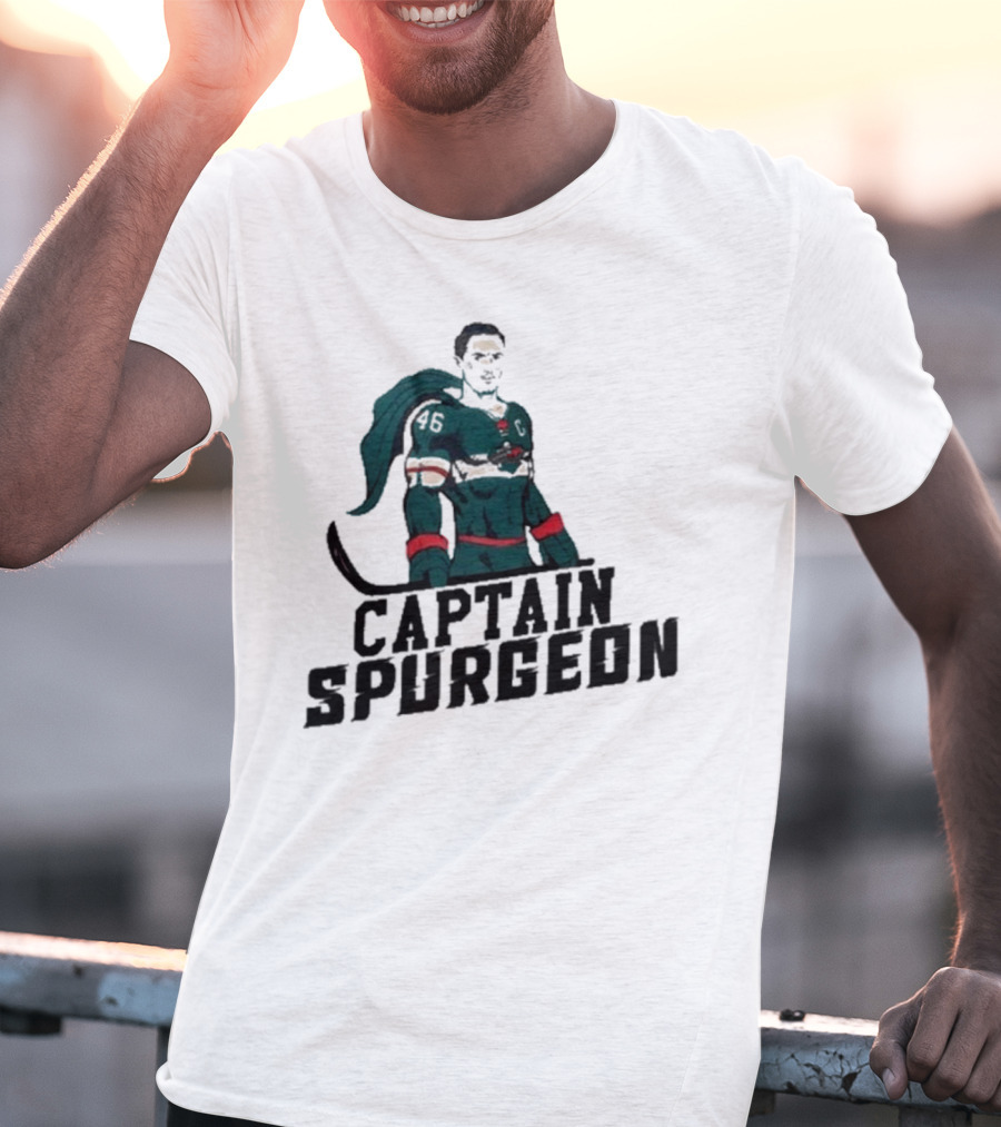 Matt Boldy Featuring Captain Spurgeon Hockey Hero 46 T-Shirt