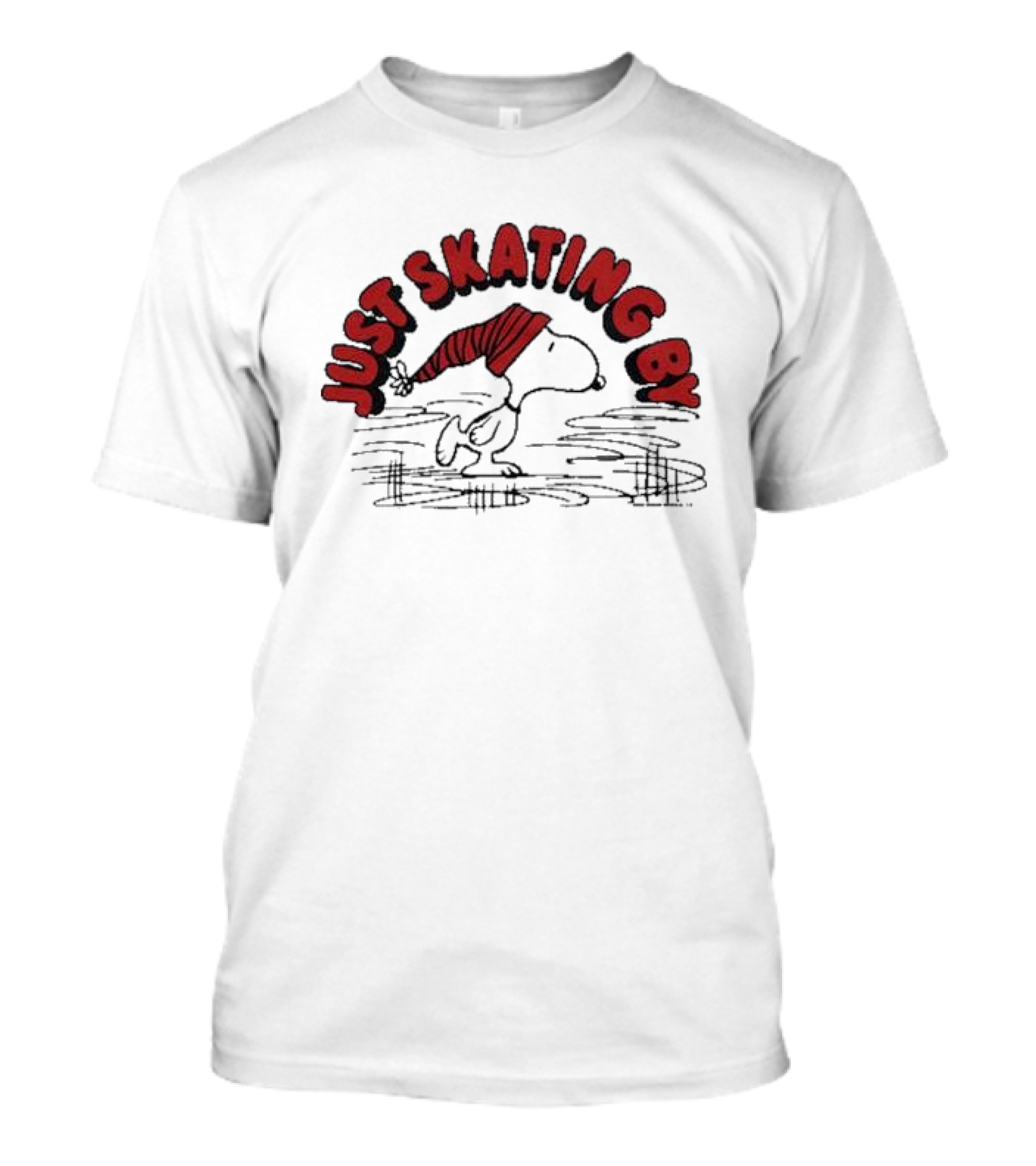Peanuts Snoopy Just Skating By T-Shirt