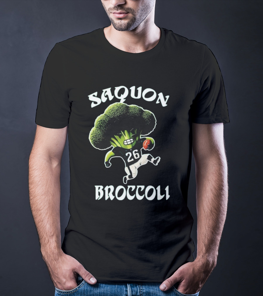 Saquon Broccoli 26 Football Player T-Shirt