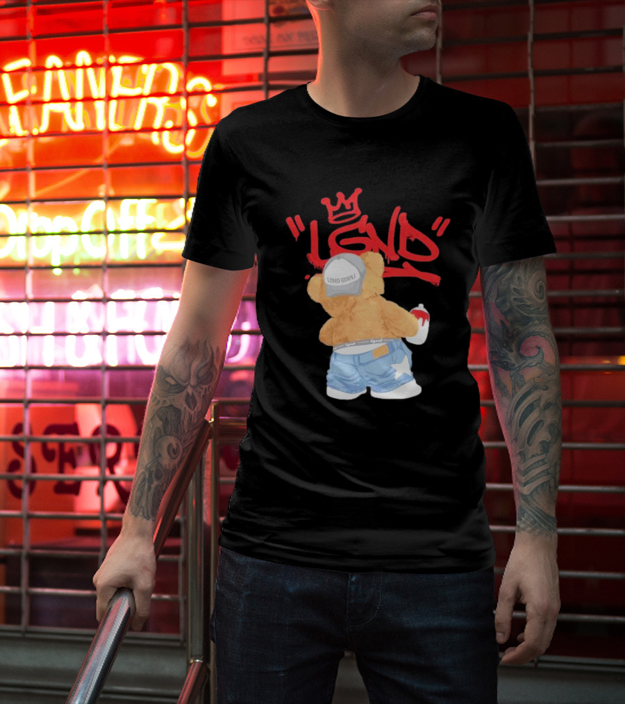 Tagger Bear LGND Lord Supply Graffiti T-Shirt