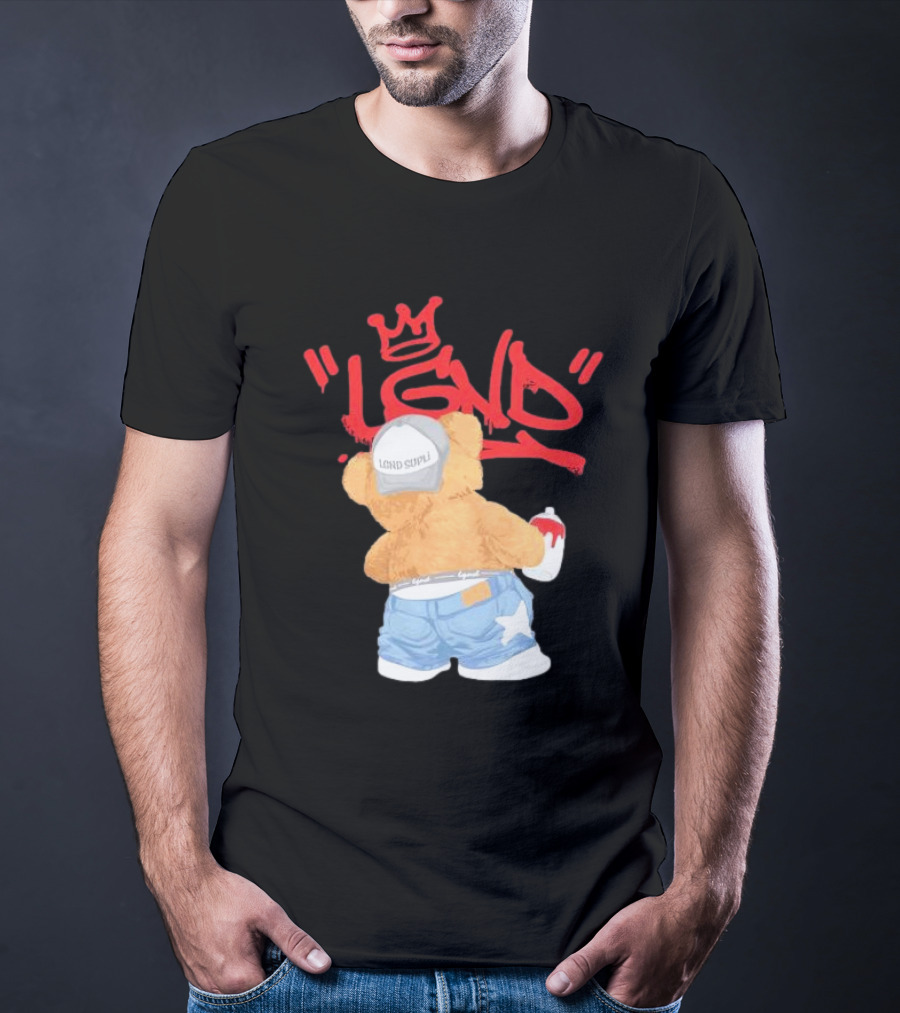 Tagger Bear LGND Lord Supply Graffiti T-Shirt