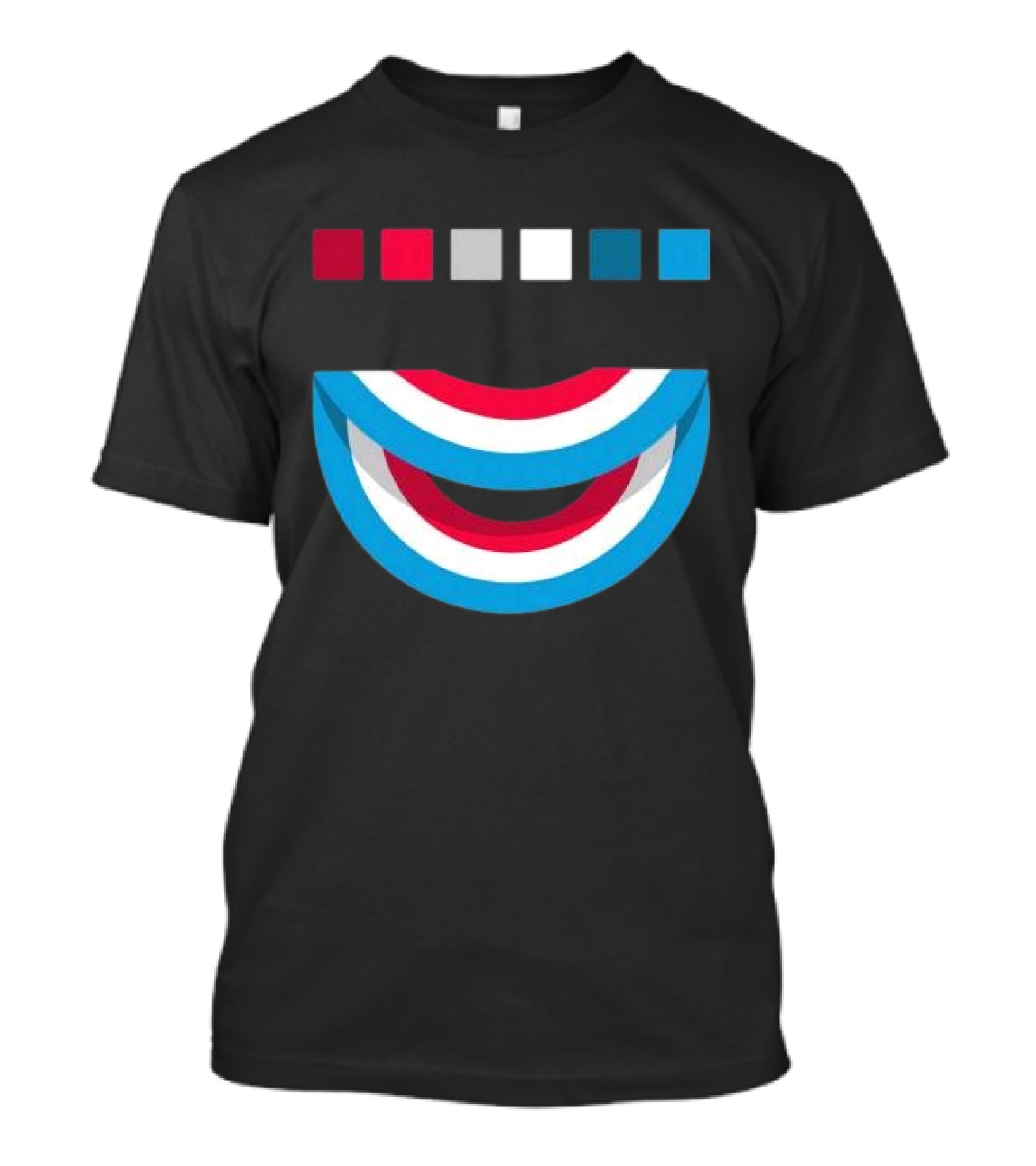 Tavar Zawacki LAZY CIRCLE Wynwood Walls Red White Blue Arches T-Shirt
