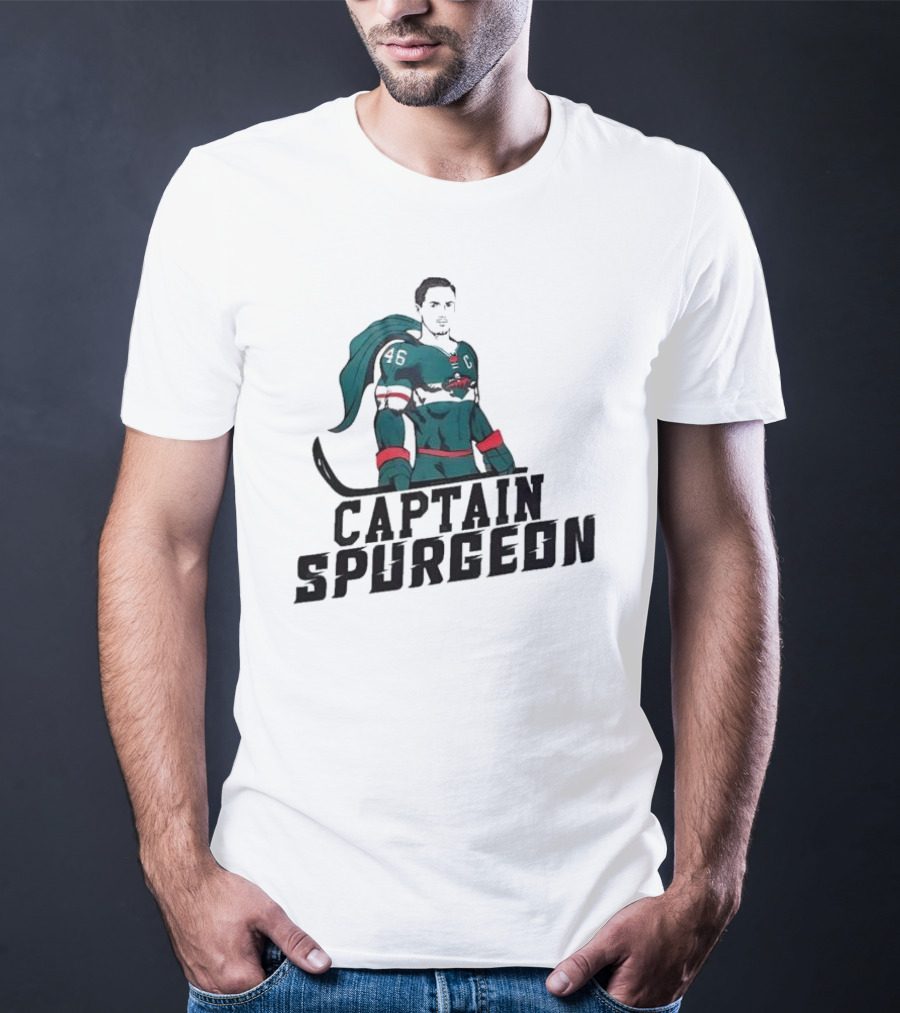 Captain Spurgeon 46 Hockey Superhero T-Shirt