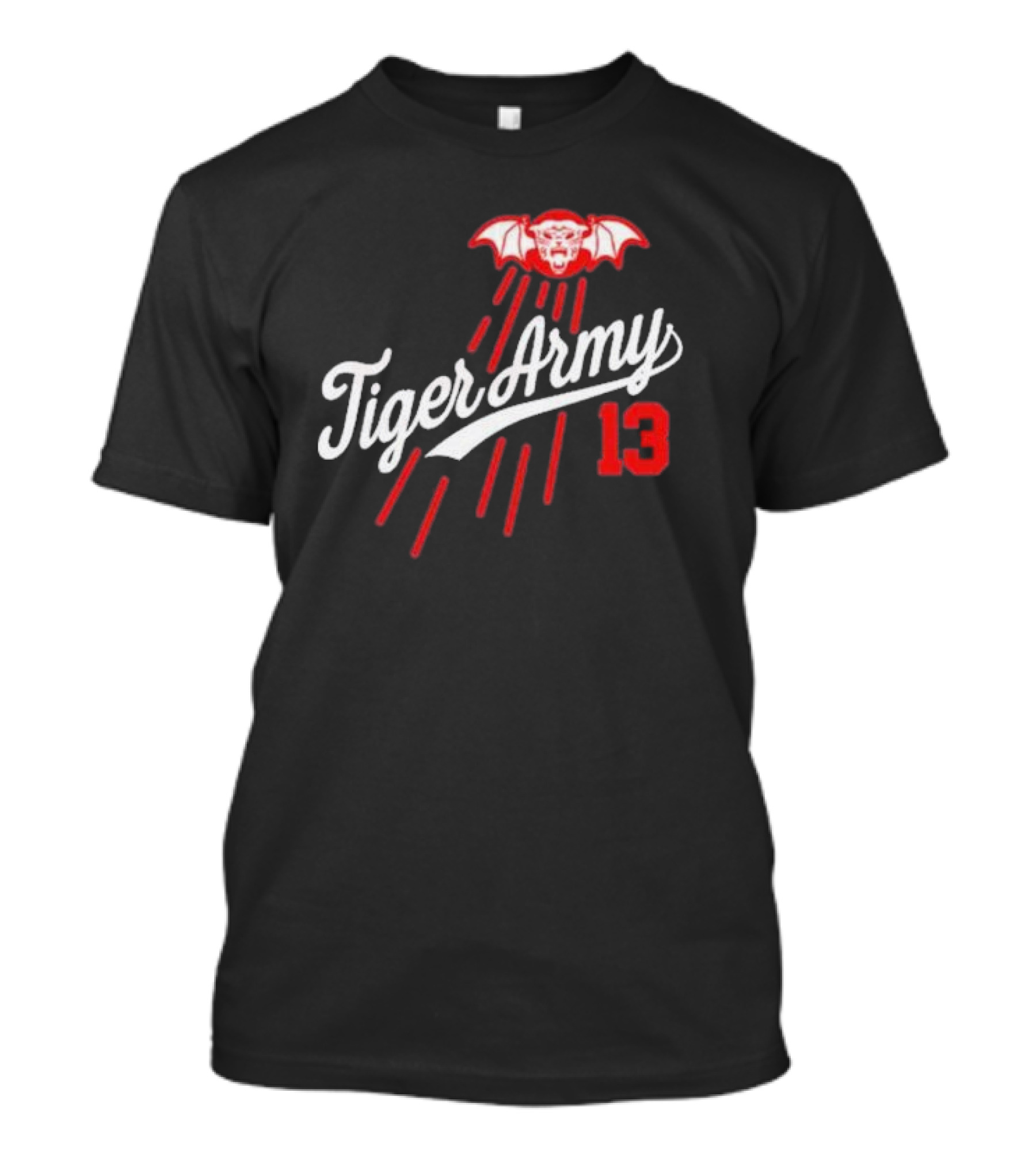 Tiger Army 13 Los Angeles Dodgers Never Die T-Shirt