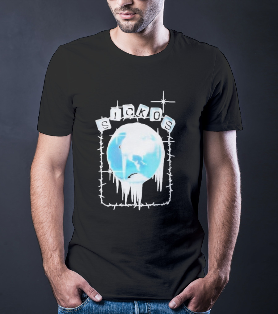 Sickos Ice World Frozen Barbed Wire T-Shirt