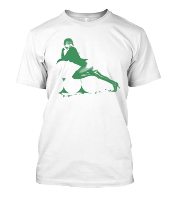 1Wish Ava Max Christmas Iconic Green Festive T-Shirt