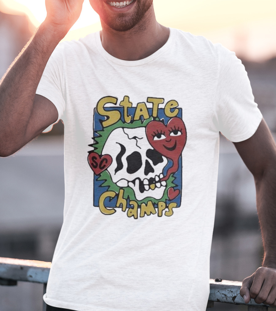 State Champs SC Skull Heart T-Shirt