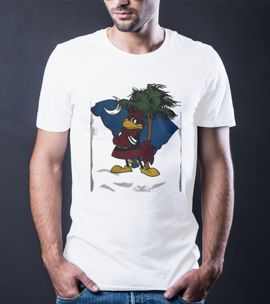 South Carolina Gamecocks Football Palmetto Moon Rooster T-Shirt