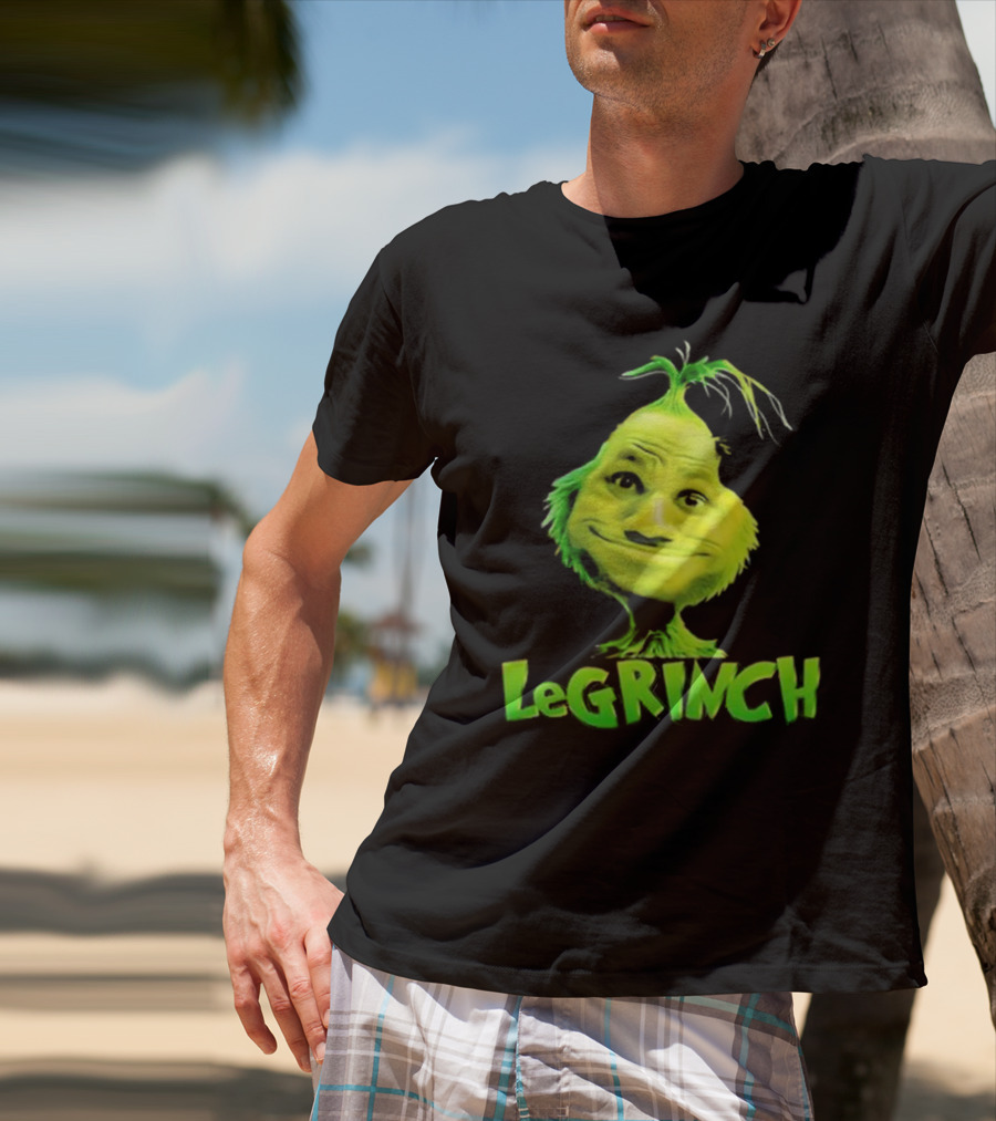 Le Grinch Green Character With Playful Expression T-Shirt