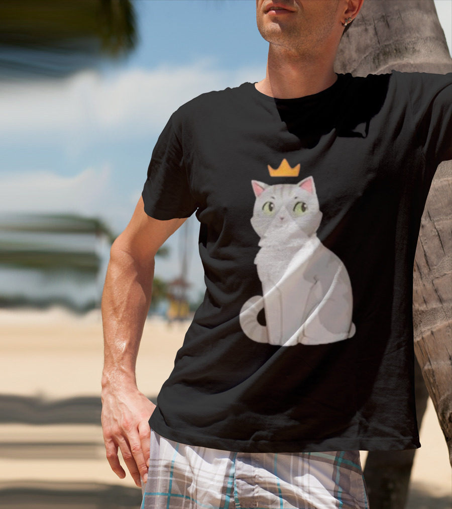 Goodtimeswithscar Jellie Cat With Crown T-Shirt