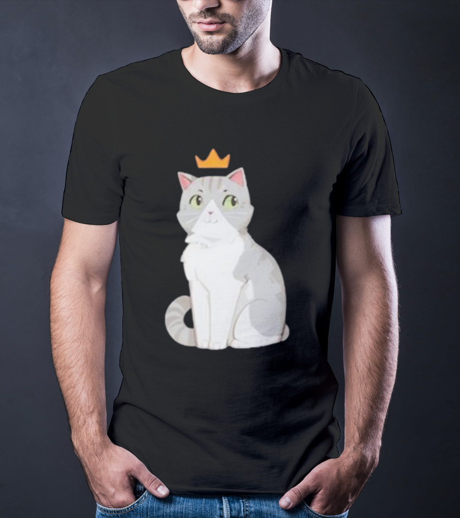 Goodtimeswithscar Jellie Cat With Crown T-Shirt