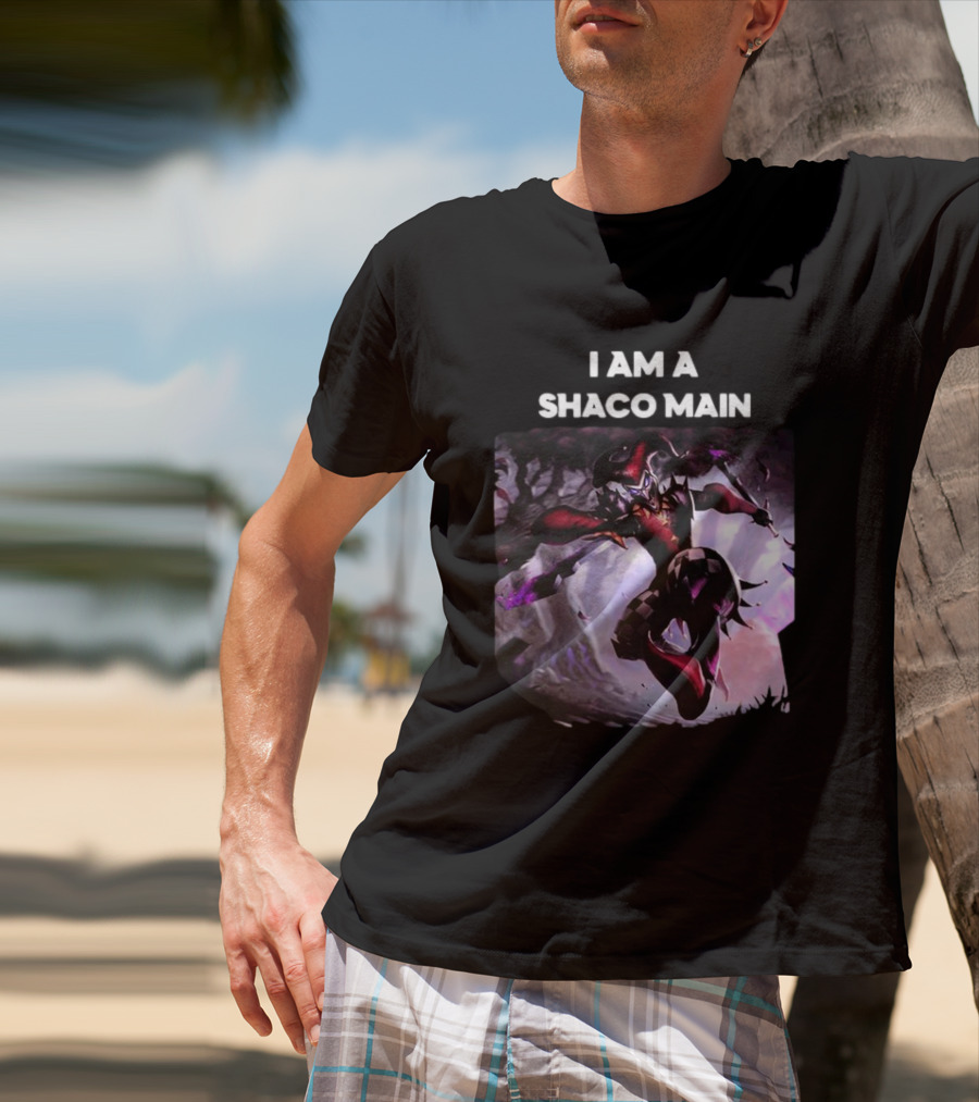 I Am A Shaco Main Why So Serious League Of Legends Character Joker T-Shirt