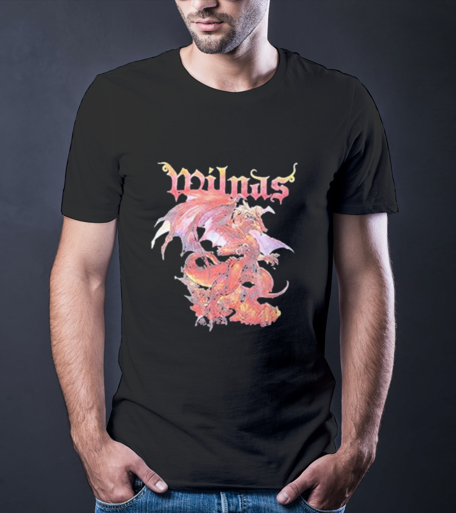 Wilnas Dragon Heavy Metal Fantasy T-Shirt